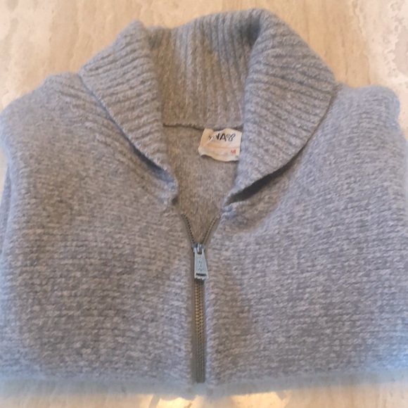 Aritzia TNA wool zip front sweater Grey - Picture 1 of 16